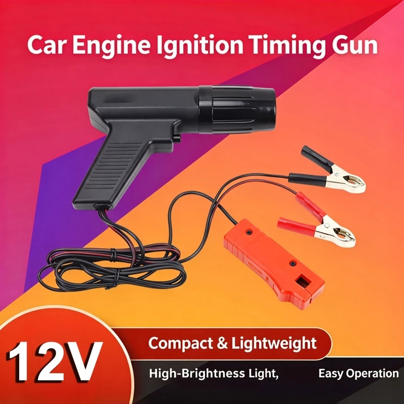 12V Engine Inductive Ignition Timing Light Car Motorcycle Petrol Engine Ignition Timing Strobe Lamp For Engines Repair Tool