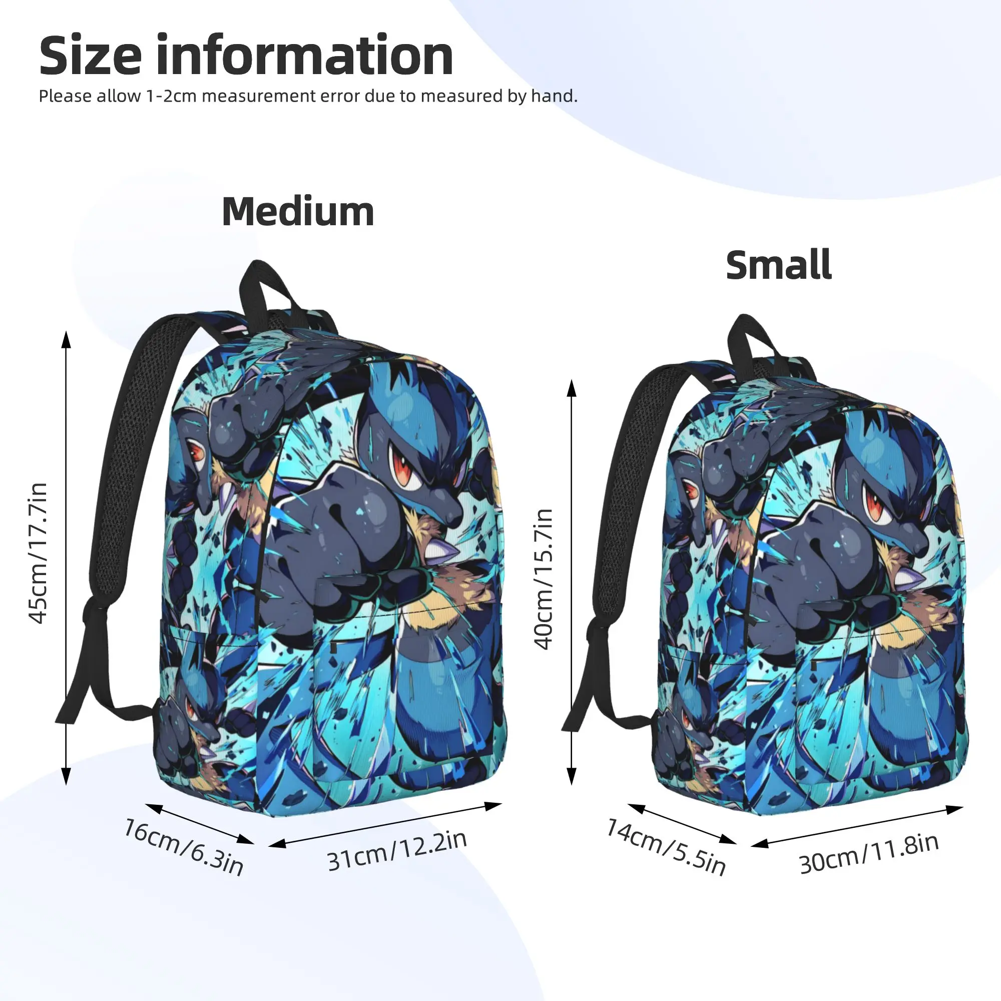 Fashion pokemon Backpack  Mochilas Snack Storage Journey Large Capacity Rucksack view 4