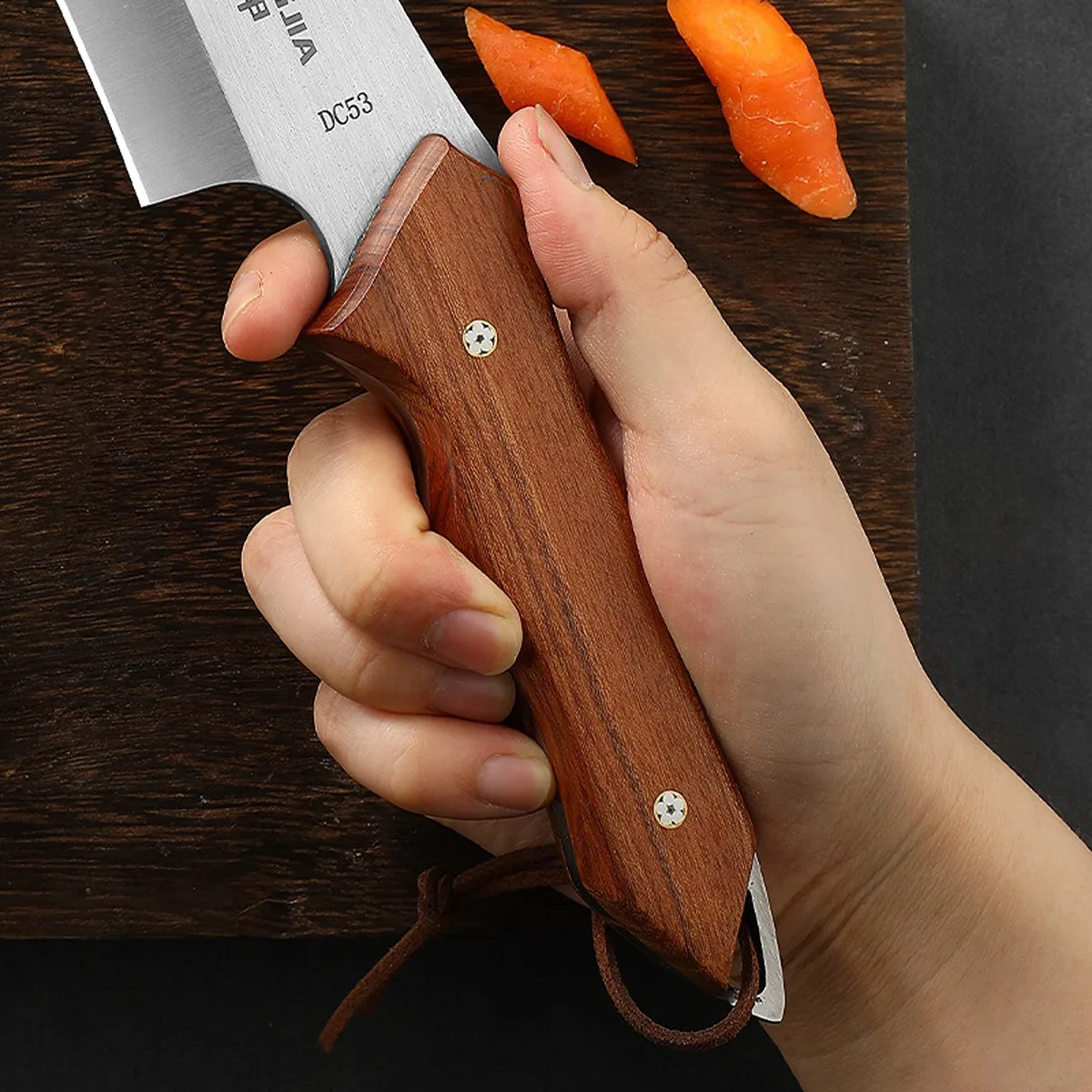 Handmade Forged Kitchen Knife Meat Cleaver Butcher Knife Stainless Steel Boning Chef Knives Meat Vegetable Slicing Chopper