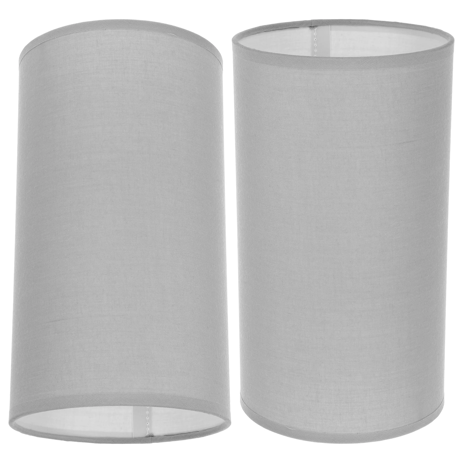 2pcs Cloth Lamp Shade Replacement Simple Fabric Lampshade For Table Floor Desk Lamps Small Light Covers Home Office Bedroom Lamp