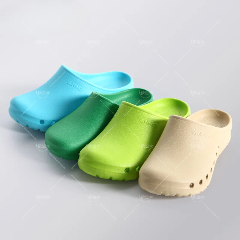 EVA Soft Doctors Nurses Shoes Hospital Clog Operating Room Lab SPA Slipper Work Flat Shoes for Long Standing