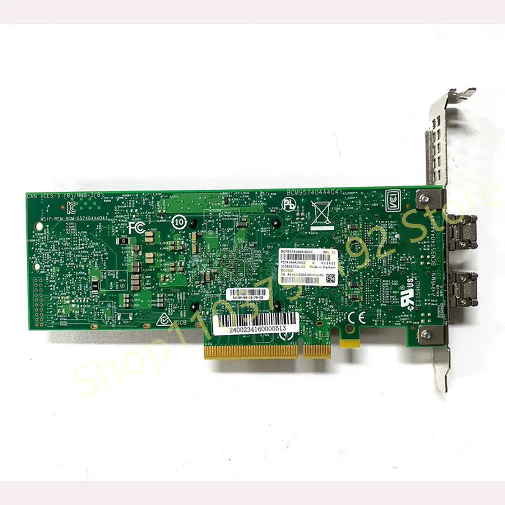 For Broadcom Dual fiber Network Card 25g 57414