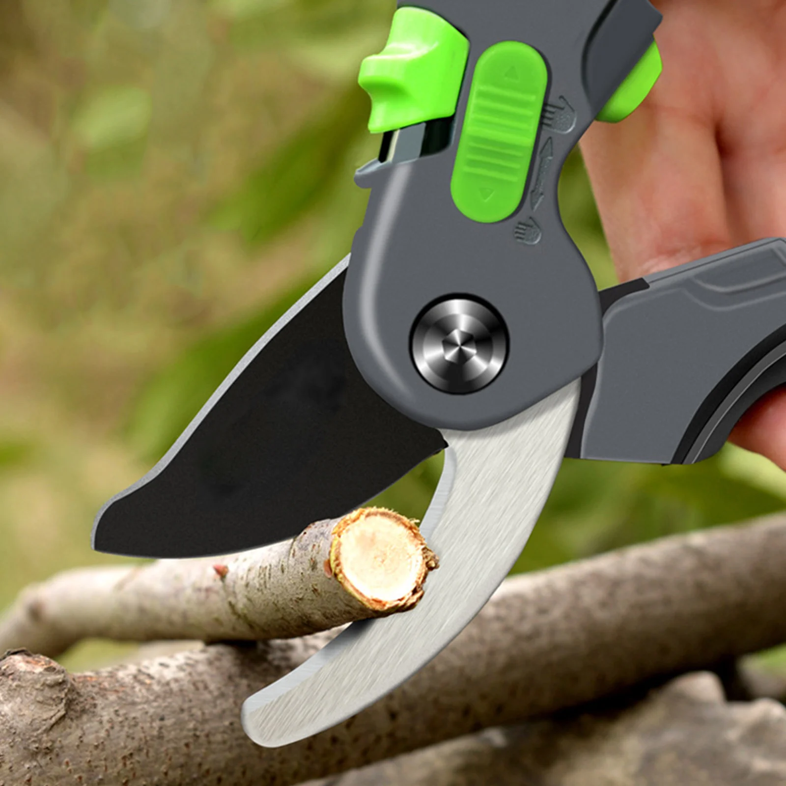 

Pruning Shear Ergonomic Non-Slip Handle Durable Sk5 Alloy Steel Semi-Mechanized Melon Seedlings Pruner Garden Trimming Tool
