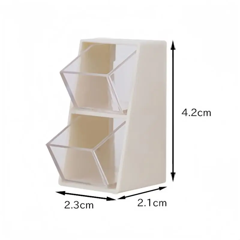 Juguete para casa de muñecas en miniatura, caja de almacenamiento de escritorio a escala 1/6 para bolsas de té/cápsulas de café, accesorio de juego de cocina, 1 Uds.