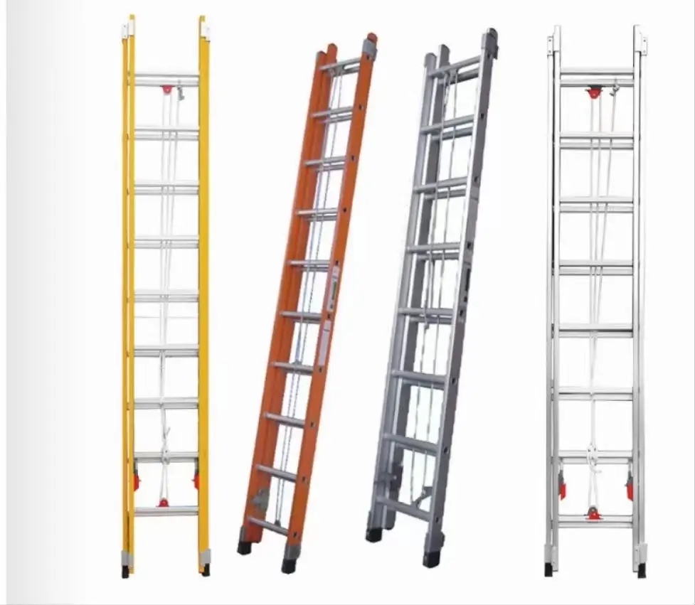 الألياف الزجاجية معزول مصعد حبل سحب سلم كهربائي تلسكوبي سحب سحابة الهندسة النار العزل سلم #3