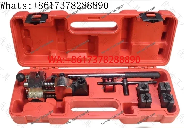 45 Degree Professional Brake Line Flaring Tool Kit for Single, Bubble, and Double Flares, 3/16