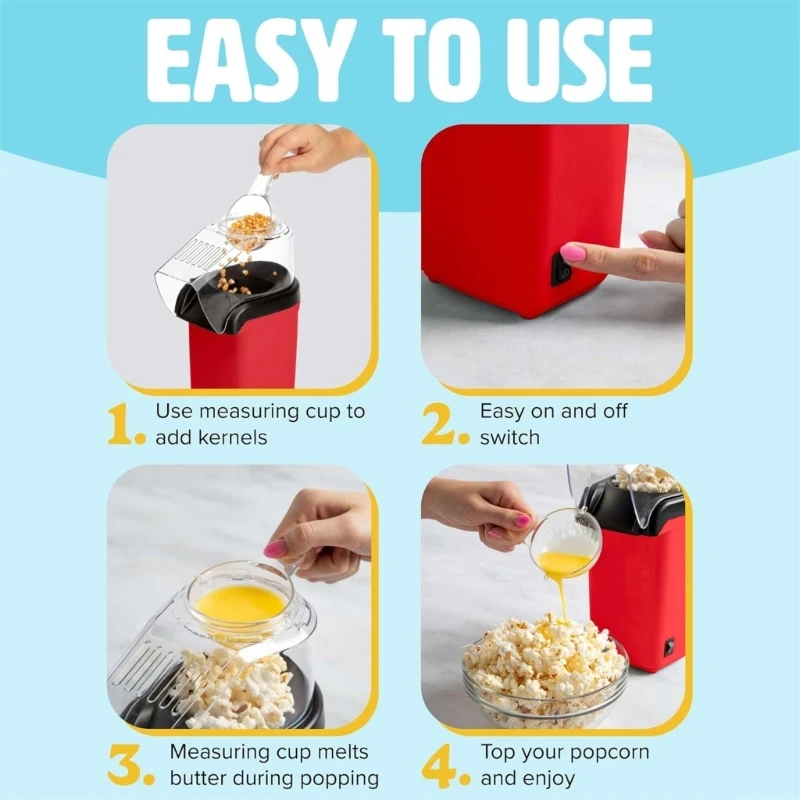 

Popcorns Machine Electric Household Appliance Machine Home Kitchen Automatic