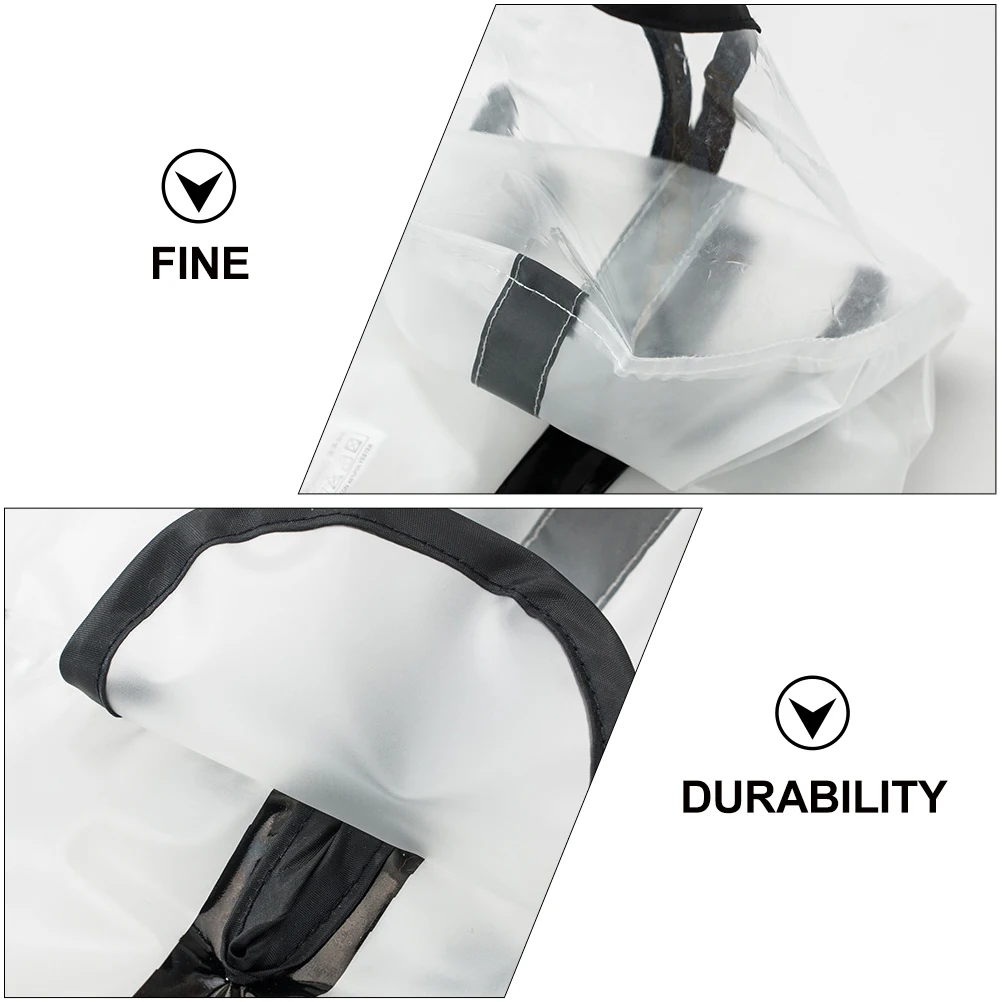 

1pc Dog Raincoat Waterproof Pet Rainwear Outdoor Reflective Transparent Durable Raincoat For Dogs Keep Dry In Rain