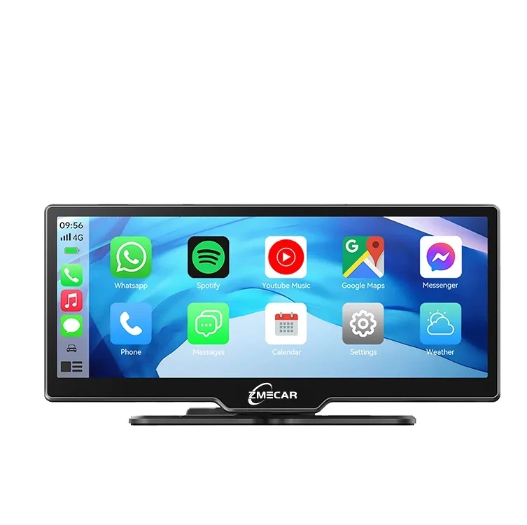 10.26 Inch Portable Wireless  CarPlay Android 13 Car Stereo AutoRadio Car  DVD Player Car Stereo BT GPS FM