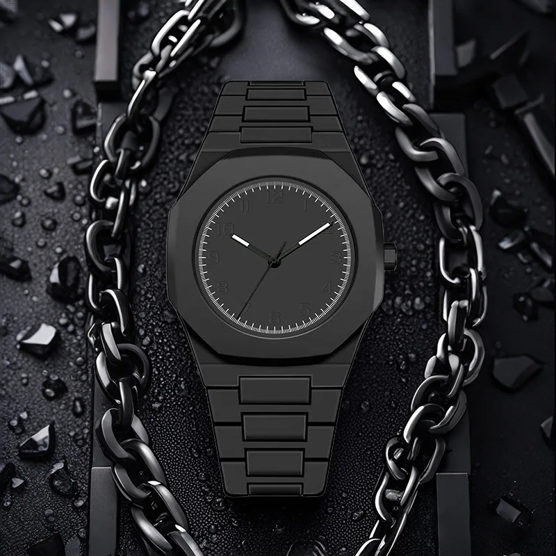 

Новые мужские и женские часы, цветные, высококачественные, повседневные, восьмиугольные, с арабскими цифрами, водонепроницаемые, кварцевые.