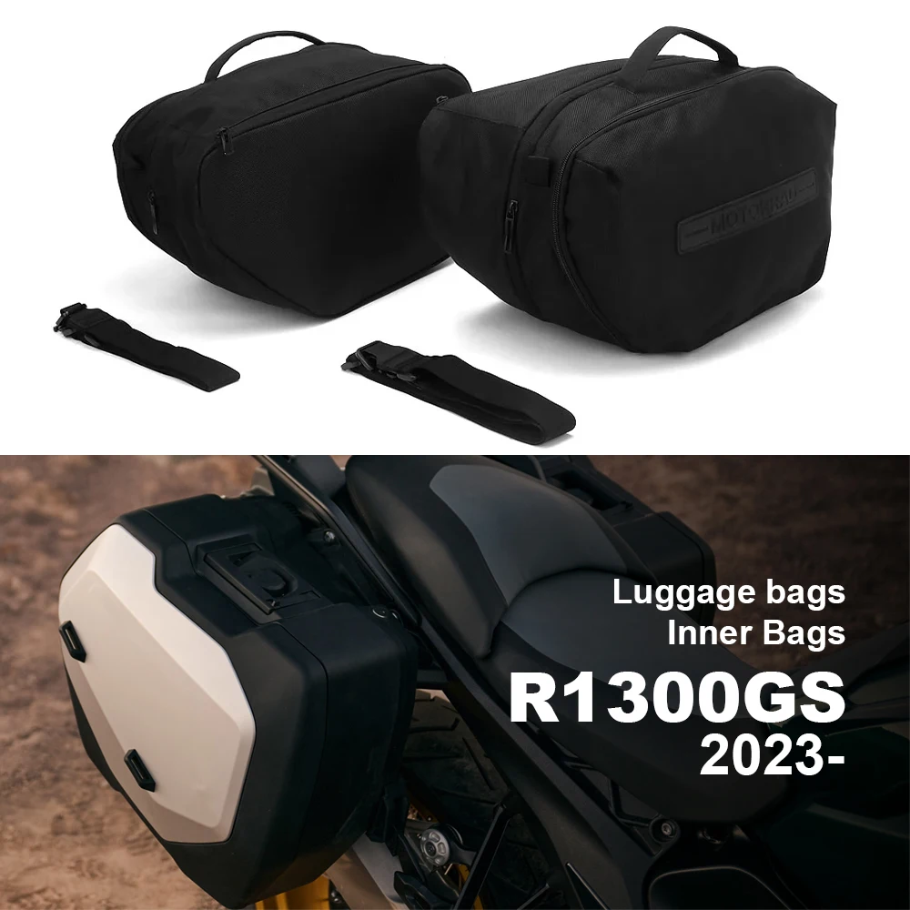 

New Touring Pannier Inner Bag For BMW R1300GS R1300 GS R 1300 GS Motorcycle Black Expandable Luggage Bags r1300gs 2023 2024