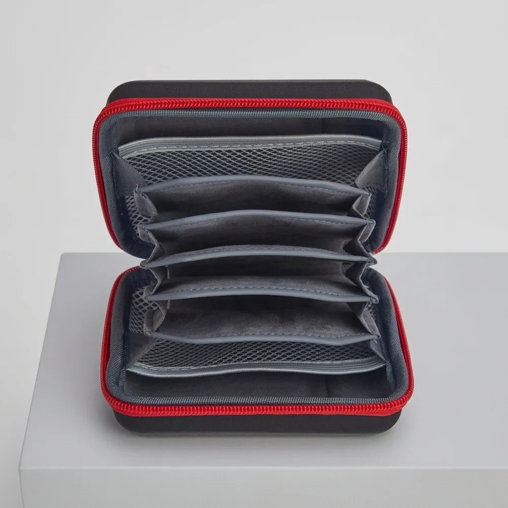 Compact 14.5cm Hard Shell Camera Filter Case EVA Protective Box For Photography Lens Filters Storage And Shock-Proof Transport
