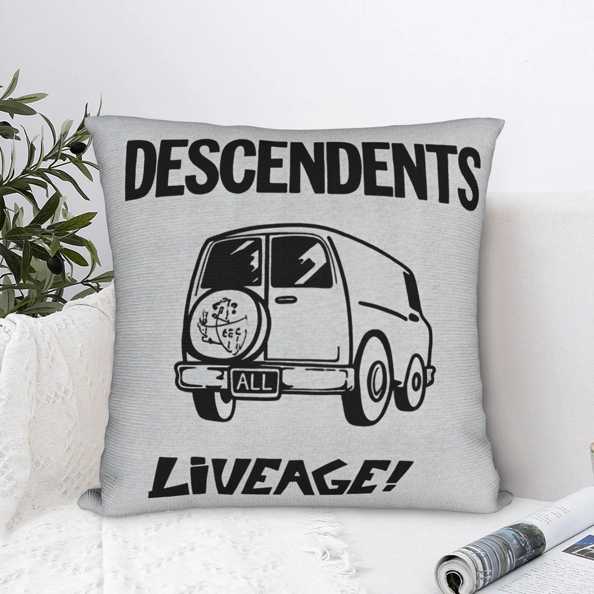 Pillow Cover Descendents Milo Goes to College  Fashion Pillow Case For Living Room Sofa Pillowcases