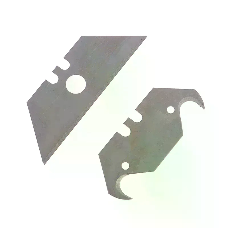 10pc Hook Knife Blade Dolphin Acrylic Board PVC Plastic Floor Construction Tool Cutting Horn Carpet Steel