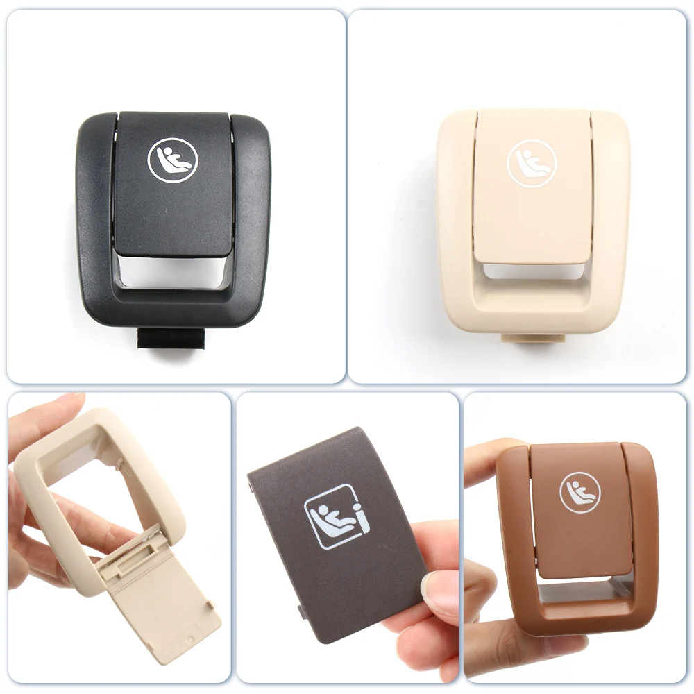 سيارة الخلفي مقعد الطفل السلامة ISOFIX غطاء ضبط النفس سيارة هوك مشبك غطاء مقعد لوحة 2017-2022 استبدال لسيارات BMW 5 سلسلة G30