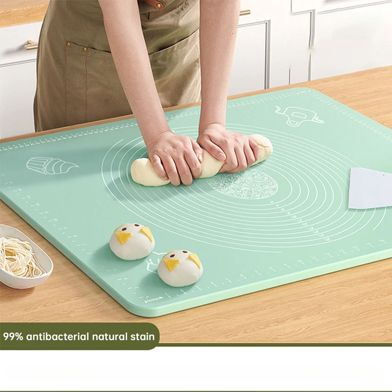 

Silicone baking dough mat, food-grade non-stick and anti-slip rolling mat, kitchen dough cooking tools, kneading accessories