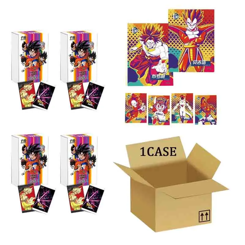 Wholesales dragon ball Collection cards Colorful Laser Skill Series Super Game Card Graffiti Trend Series board games for child