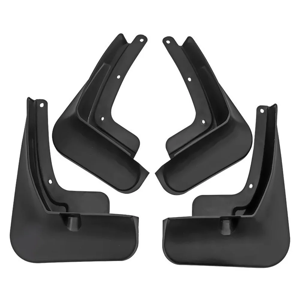 

Car Mud Flaps Splash Guards Mudguards Mudflaps No Drilling All-weather Front And Rear Side Tire Wheel Flexible Flares Fender