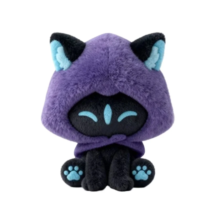 

New Valorant Omen Valorant Cat Anime Cosplay Printing Nunu Cotton Padding 10cm Plush Pendant Backpack Keychain Gift