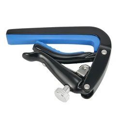 Metal Guitar Capo Clip, Grampo de ajuste para guitarra elétrica clássica acústica, Chave Universal Quick Change