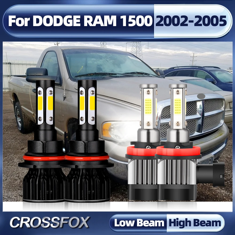 

360W LED Headlight 60000LM CSP Chip LED CANBUS 9006 9007 Car Turbo Fog Light Bulbs 12V For DODGE RAM 1500 2002 2003 2004 2005