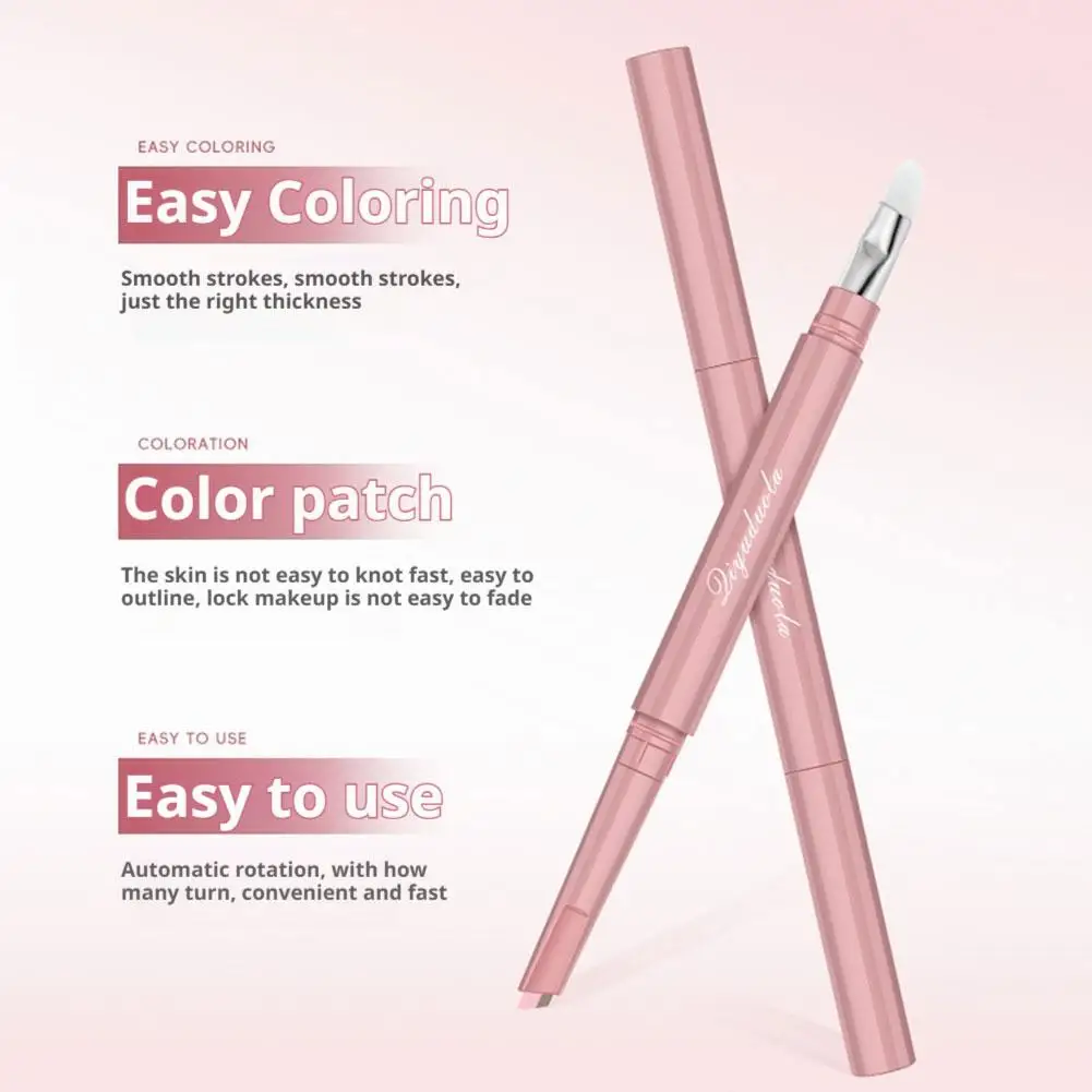 1PCS Multi-funktionale Doppel-Headed Auge Tasche Stift Hellt Schatten Wischfest Wasserdicht Natürliche Dauerhafte Koreanische Make-Up