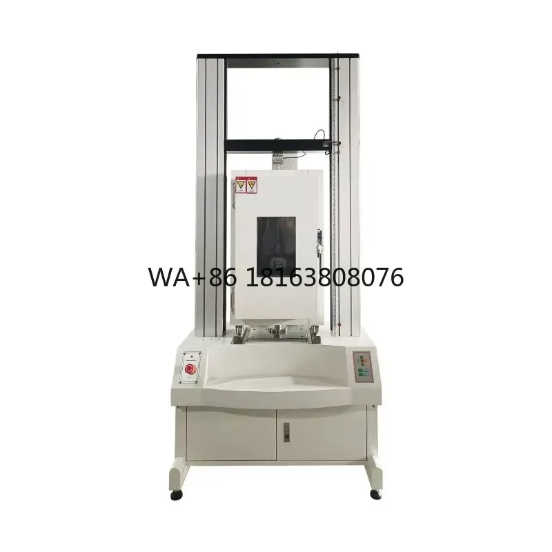 High and Low Temperature Tensile Testing Machine With Environmental Chamber ISO 6892 ASTM E21 Rubber Plastic Metal Material