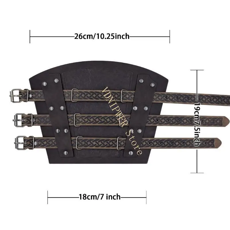 2lotsmedieval pu geather armguards archable مع تعديل حارس الذراع بالجنسين للجنسين d08e