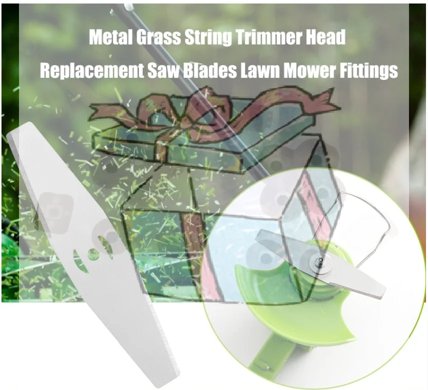 【CCA】1PCS PCS 150mm Grass Trimmer Head Blade Electric Lawn Mower Blades Brushcutter Lawnmower Spare Parts
