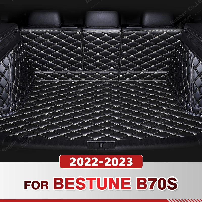 

Auto Full Coverage Trunk Mat For BESTUNE B70S 2022 2023 Anti-Dirty Car Boot Cover Pad Cargo Liner Interior Protector Accessories