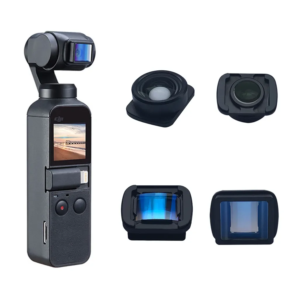 Movie Wide-angle Lens Vlog Video Shooting Easy Install Lens for DJI Osmo Pocket 2 Handheld Gimbal Accessories