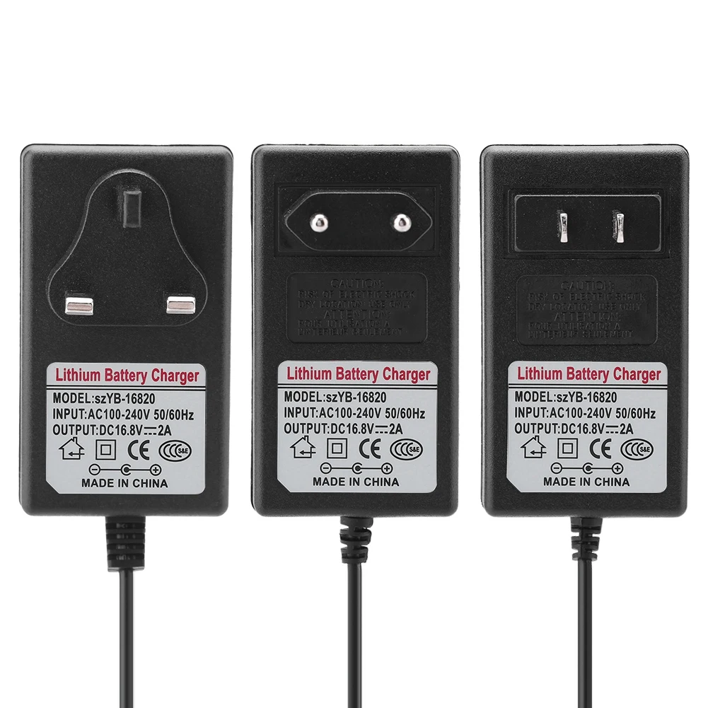 16.8V 2A Replacement Power Adapter Lithium ion Battery  Safe  Replacement  for Balance Car