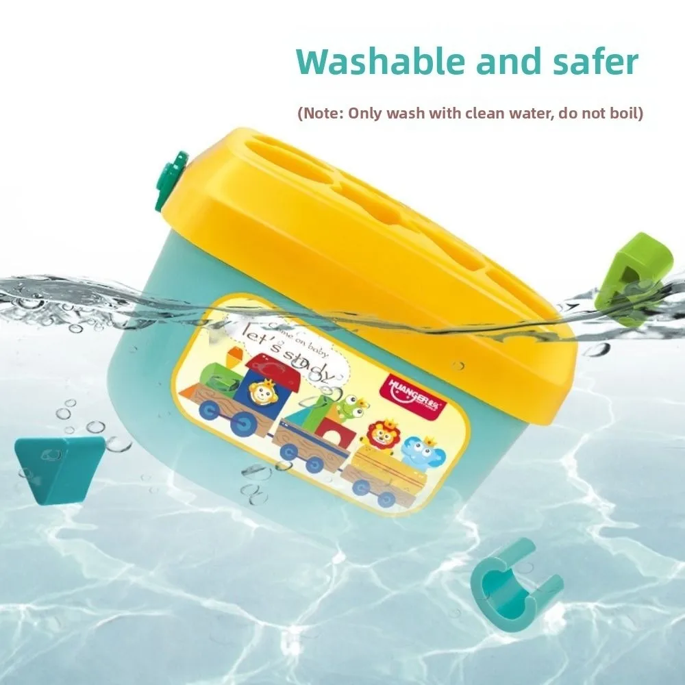 لعبة كتل الحروف الملونة، مادة آمنة، لعبة التعرف على الألوان التعليمية، لعبة خفيفة الوزن ومتينة على شكل حروف أبجدية للأطفال الصغار