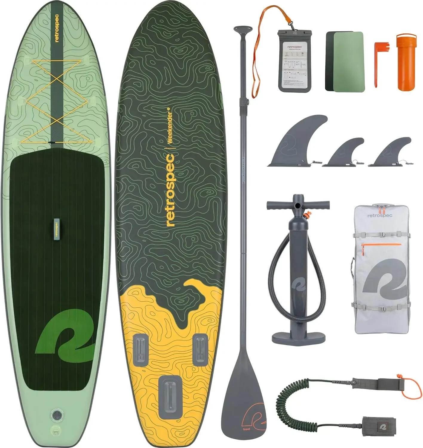 Weekender Inflatable Stand Up Paddle Board Includes Paddle, Pump, and Accessories 10’6” Lightweight iSUP, Puncture Res