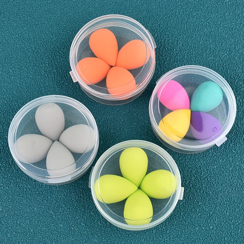 4/10Pcs Mini Makeup Sponge Soft Face Beauty Egg Cosmetic Powder Puff for Makeup Concealer Liquid Foundation Cream Beauty Tools