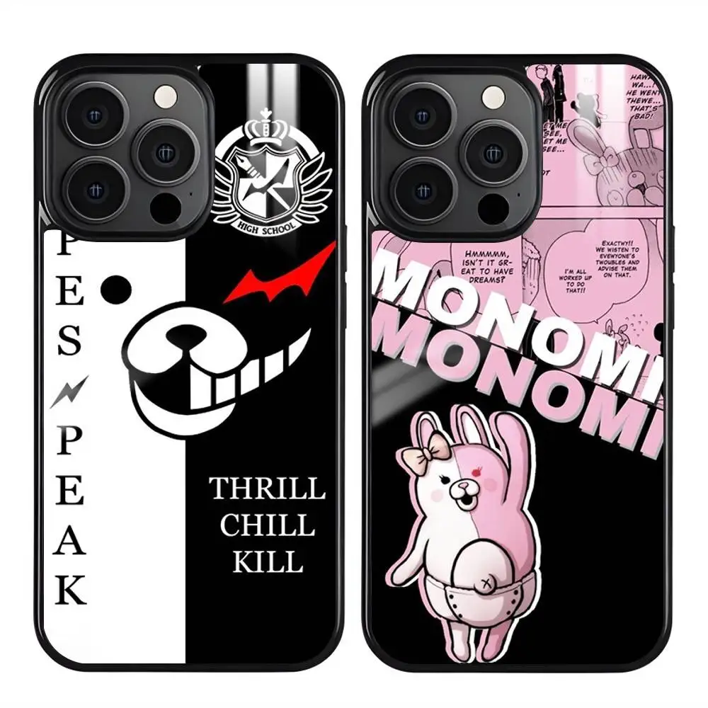 

Phone Case For iPhone 16 15 14 13 12 11 Pro Max Plus Mini Magnetic Magsafe Wireless Charging Cover Anime Game D-d-Danganronpas