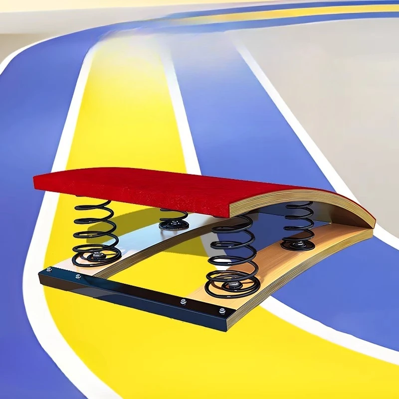 

S-shaped bouncing board Campus track and field competition Springboard Physical fitness training pedal