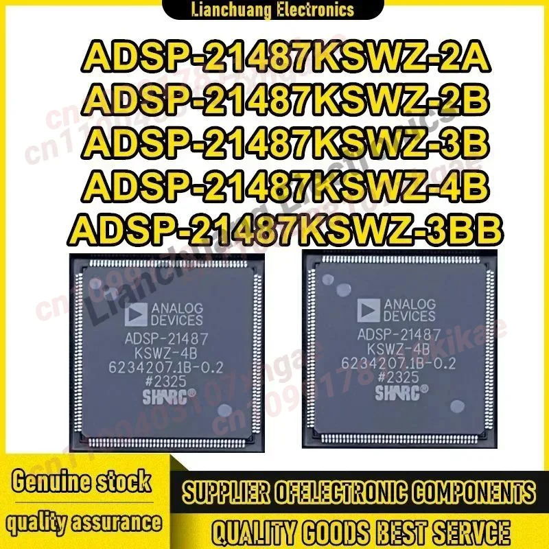 ADSP-21487KSWZ-2A ADSP-21487KSWZ-2B ADSP-21487KSWZ-3B ADSP-21487KSWZ-4B ADSP-21487KSWZ-3BB QFP176 Chipset IC Nuovo Originale in sto