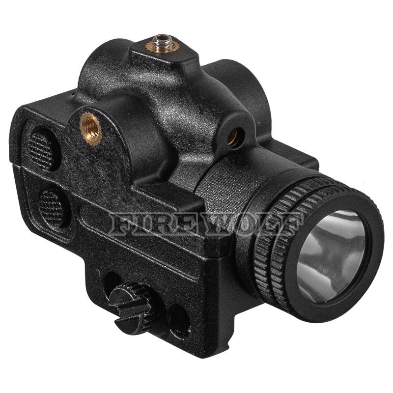 Pistol Gun Light with Red Green Dot Laser Sight Rechargeable Flashlight Hunting Weapon Light for 20mm Picatinny Rail