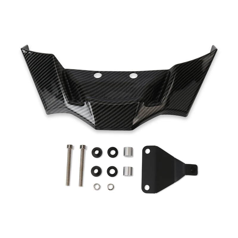 

Motorcycle Lower Lip Fixed Wing Spoiler Front Winglets Shell Cover Protection Guards Kit Accessories