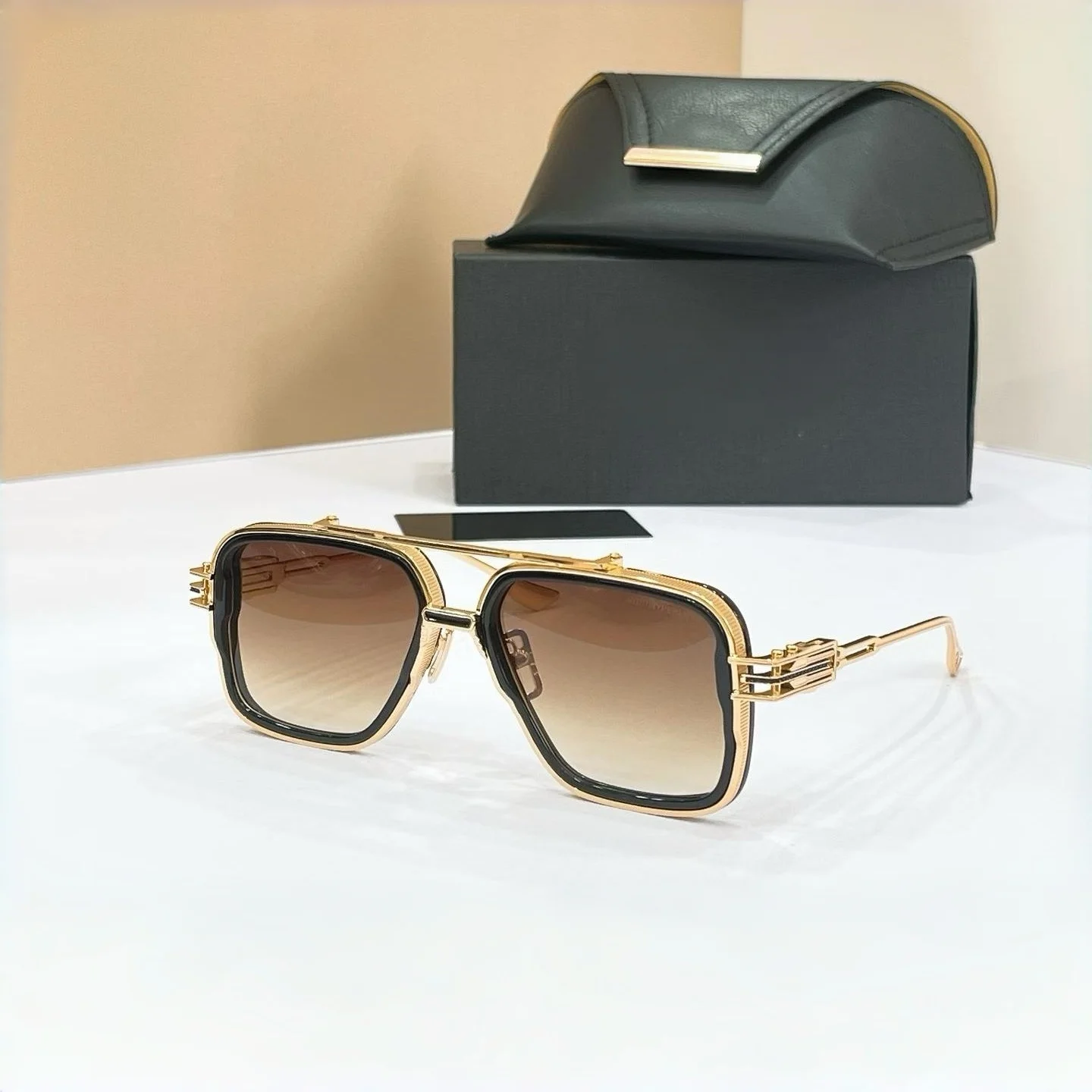 Luxury Aviator Style Sunglasses Retro Fashion Square Metal Frame Factory Direct Offer UV400 High Quality Unisex Outdoor Shades