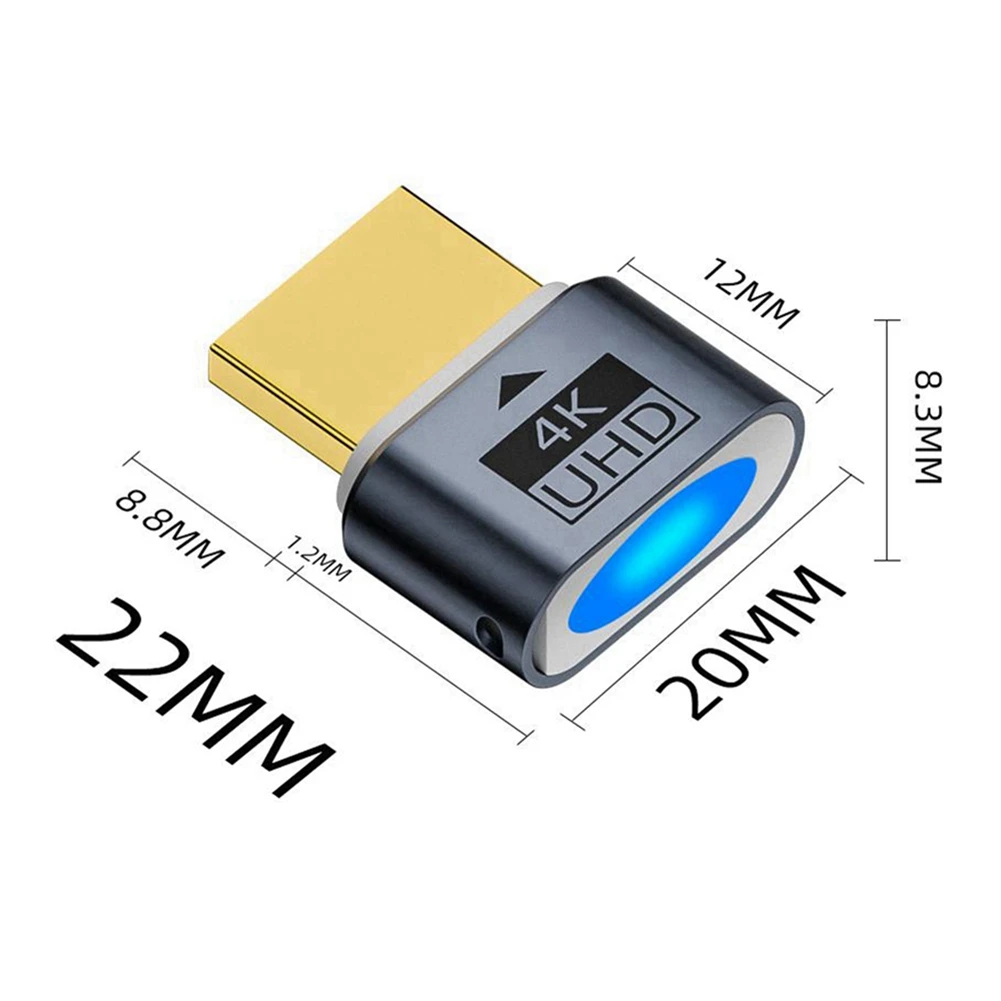 محول شاشة عرض مقطوعة الرأس HDTV 4K افتراضي يدعم 1080P@60 هرتز/120 هرتز أقصى دقة 4K@60 هرتز