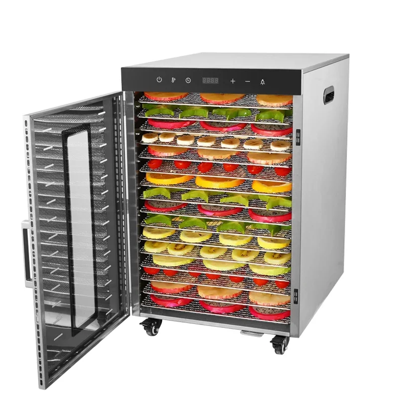 Commercial 16 Tray Food Dehydrator Drying Oven Steel Lab Fruit and Vegetable Dryer Dehydration Machine