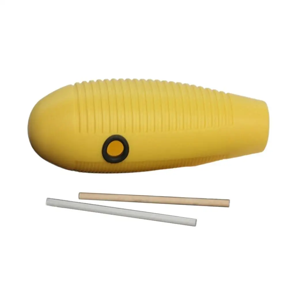 Guiro Instrument Fish Shaped,Musical Training Tool,Latin Percussion Instrument,for Music Lover,Band Accompaniment,Beginners