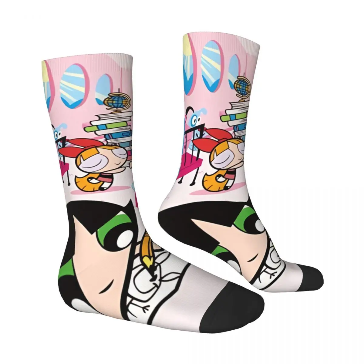 Girls Kawaii Socks Sports Cartoon Pattern Socks