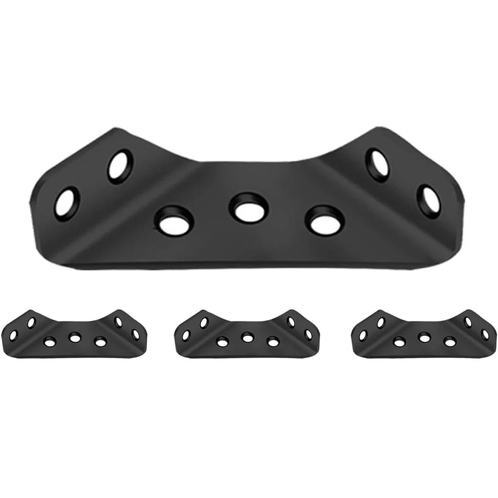 Metal Corner Brackets for Furniture Frames Supporting Various Shelf Materials Including Wood Particleboard and Sheet Metal