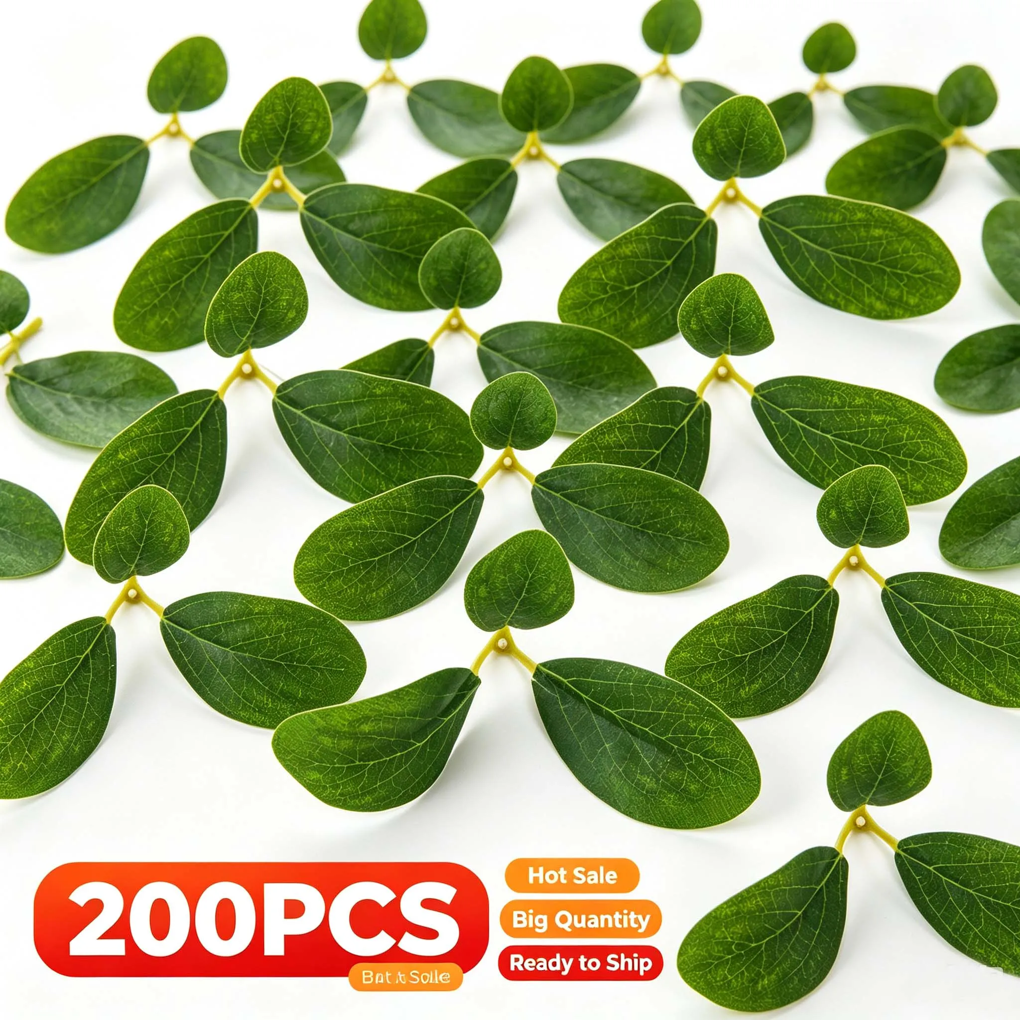 100/200pcsArtificial Plants Christmas Cheap Needlework Cake Wedding Bouquet Wreath Festival Decoration Home Scrapbook Fake Leaf