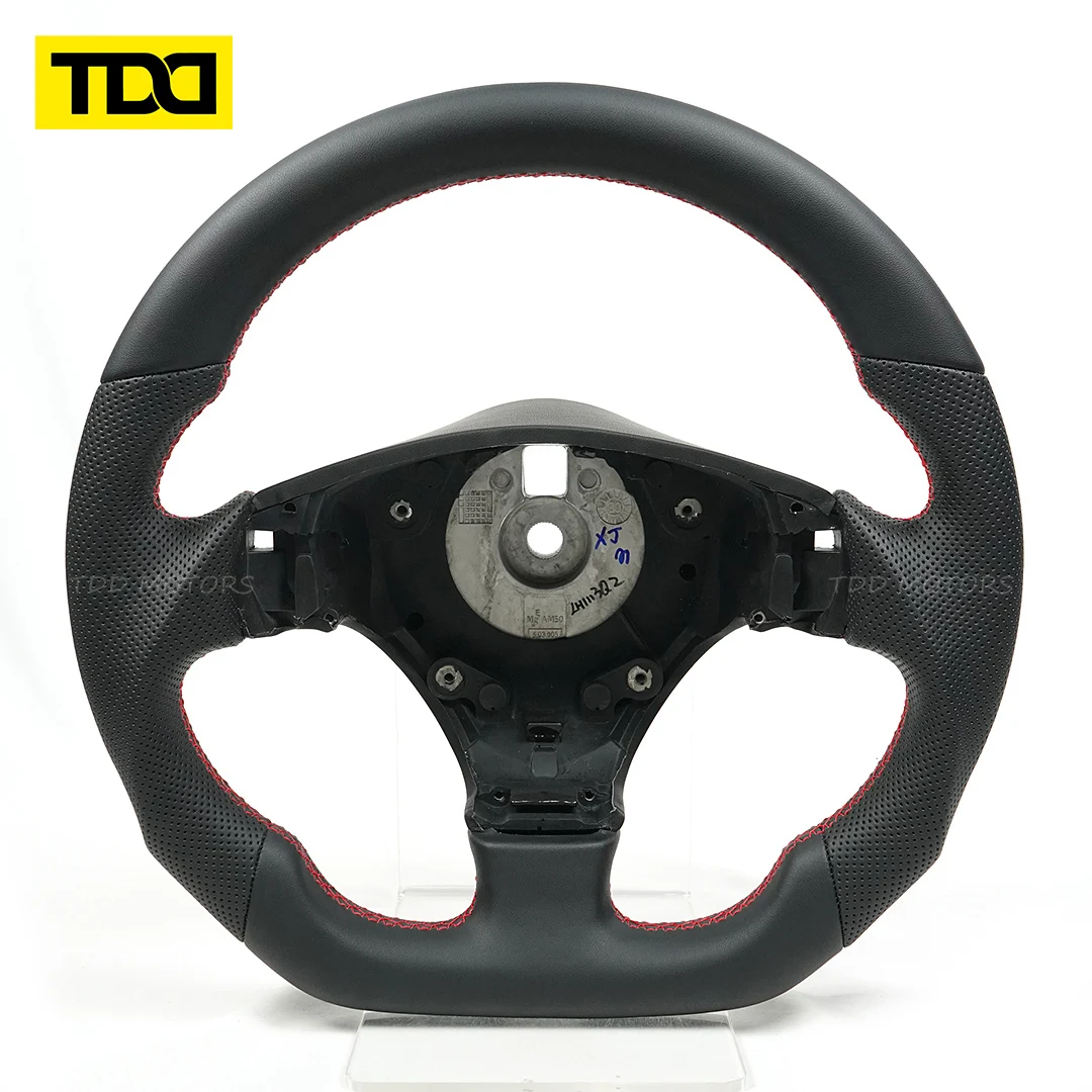 

TDD Motors Customized 100% Real Carbon Fiber Full Perforated Leather Alcantara Race Steering Wheel for Maserati GranTurismo GT