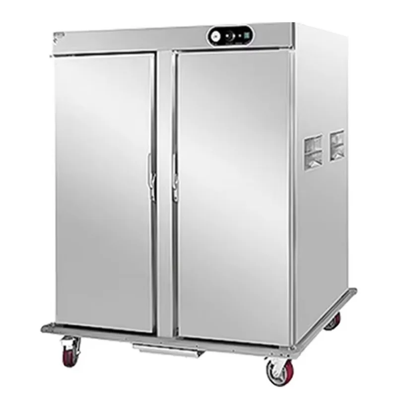 Jie Guan Commercial Insulation Dining Car DH-11-21 Model Hotel Banquet Hot Air Circulation Warming & Holding Equipment for Food