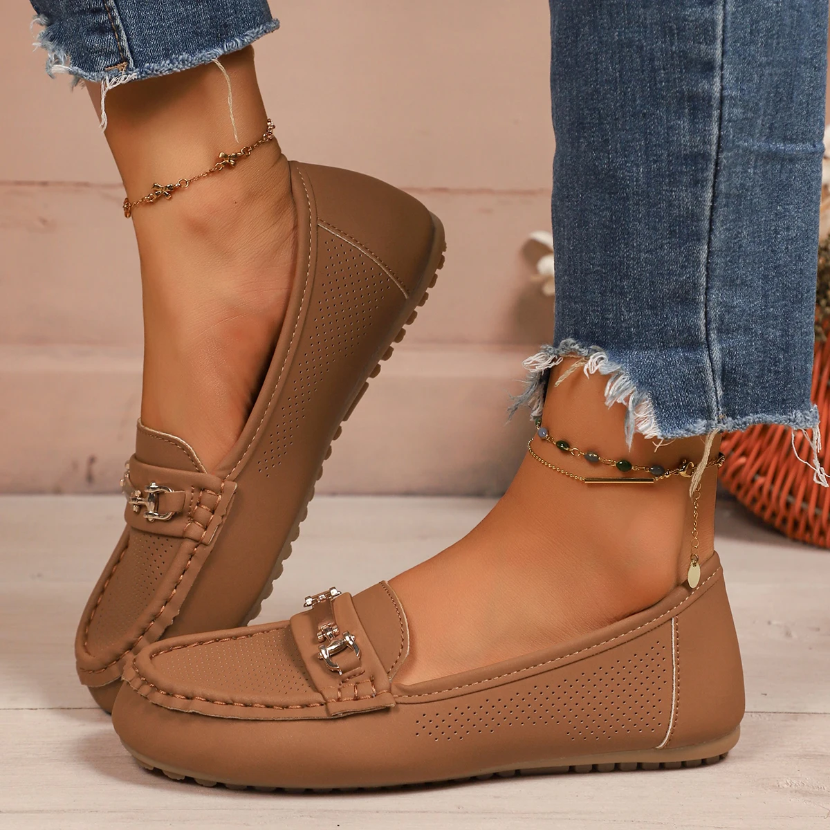 

Женские кроссовки, весенне-осенние удобные кроссовки, женские повседневные слипоны Мэри Джейн, туфли с круглым носком, однотонные лоферы на мягкой подошве на плоской подошве